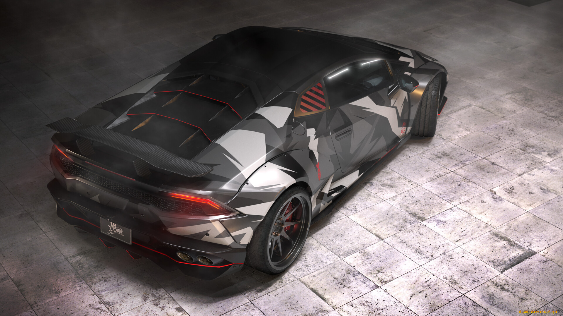 lamborghini huracan performante liberty walk camo, , 3, lamborghini, huracan, performante, liberty, walk, camo